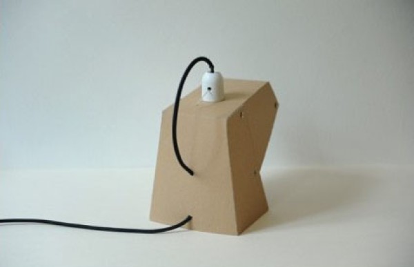 How to make a desk lamp from cardboard How to make a desk lamp from cardboard