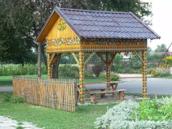 Plant flowers all over the wall, and accidentally the village becomes a fairy tale