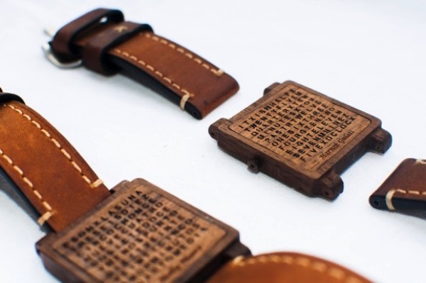 Creative wooden watch