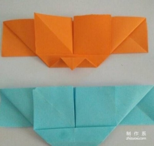 Creative three-dimensional love origami illustration-beautiful and special heart-to-heart connection