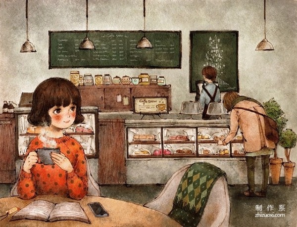 Fresh and friendly, life scene paintings by Korean illustrator Aeppol