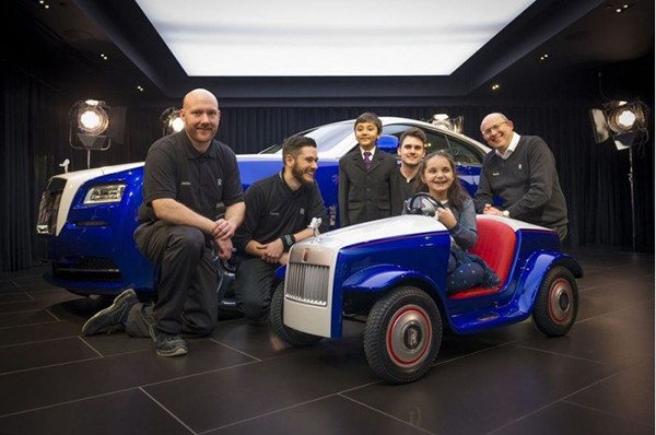 Rolls-Royces handmade childrens car is designed to alleviate childrens fear of surgery