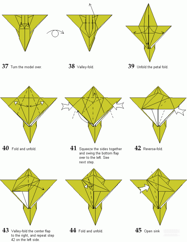 Paper art handmade origami art, Hans Birkeland Spined Ant ant handmade origami drawing tutorial