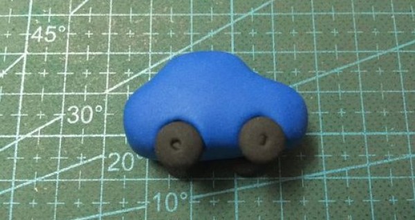 Clay Kneading Car Illustration Super Light Clay Handmade Tutorial