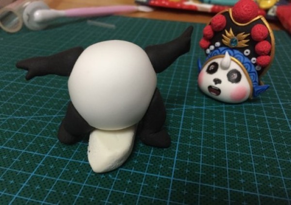 How to make a Kung Fu Panda with ultra-light clay DIY DIY for kids