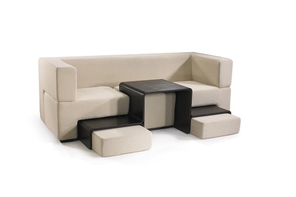 Variety of modular sofas