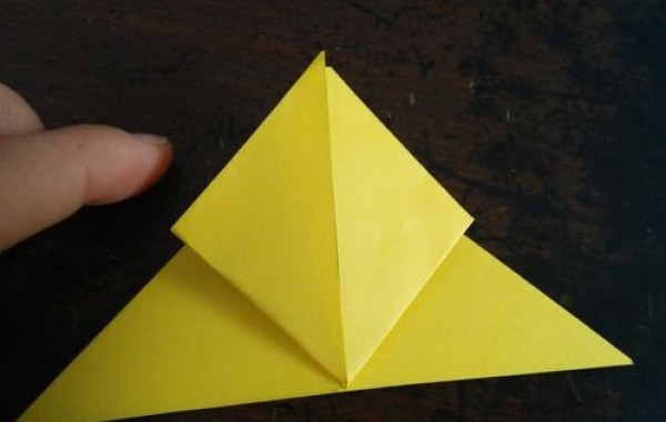 Childrens manual origami tutorial teaches you how to fold rockets