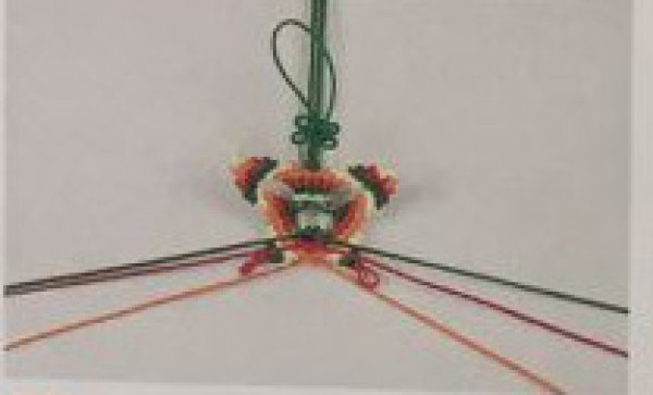 How to braid handmade bow hanging ornaments