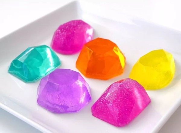 DIY handmade tutorials on various gemstone soaps