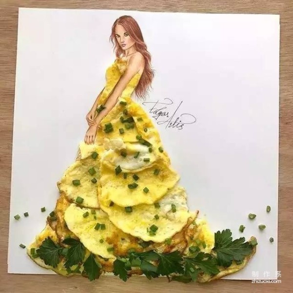 This handsome guy made a dress out of food, and women are drooling after seeing it