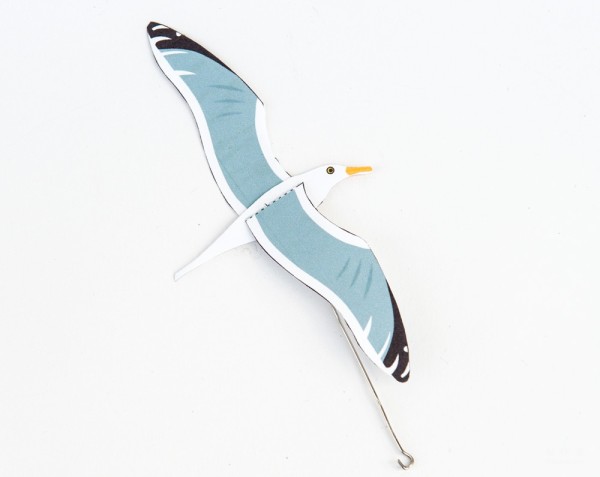 Life DIY creative clothes drying using small wooden clips to creatively hand-make moving seagull toys