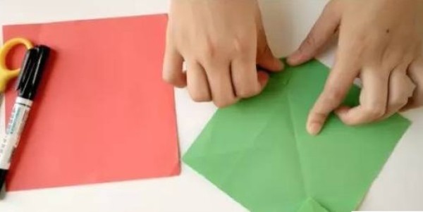 Origami Watermelon Steps