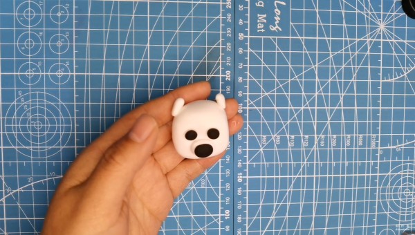 Artificial clay square bear·, simple and easy to make, you can exercise your hands-on ability just by looking at it