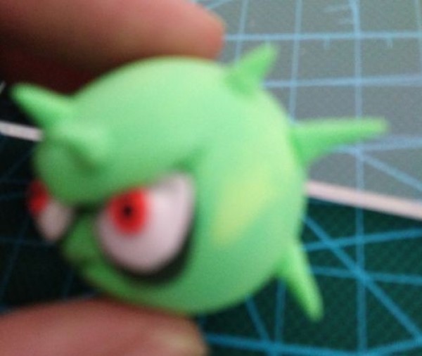 Handmade Plants vs. Zombies Clay Pinch Guide Thistle