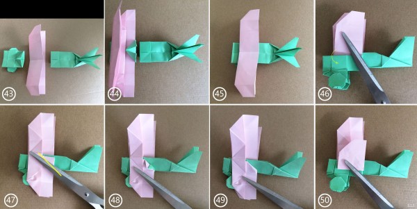 DIY handmade assembly of a cool bi-wing paper airplane