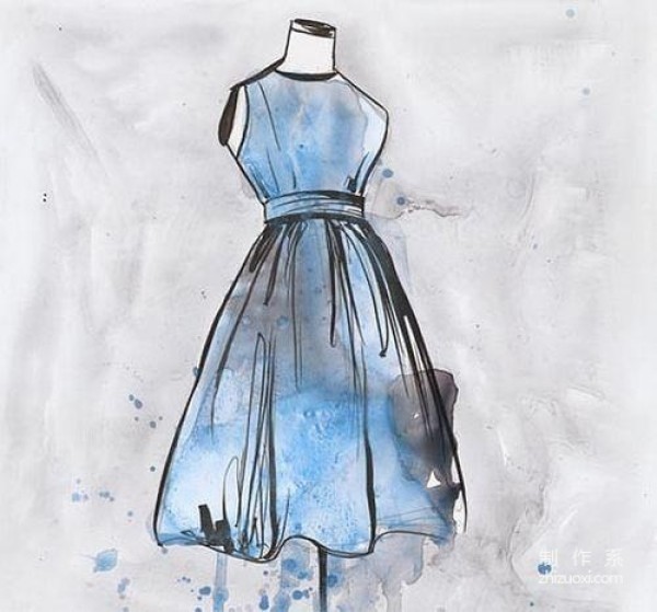 Lauren Maurer’s gouache wedding dress design, which one suits you?