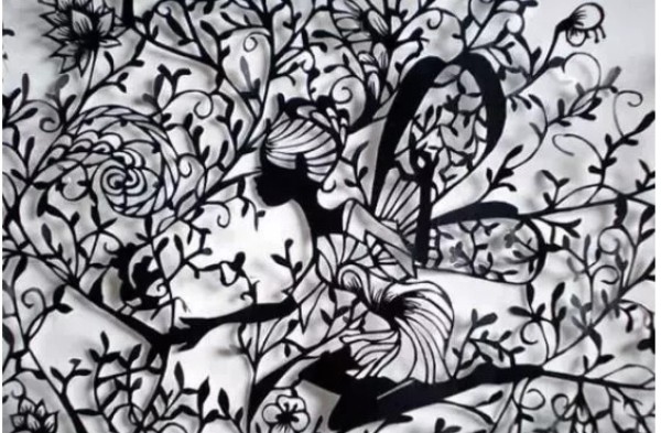 Stunning display of traditional paper-cut art works