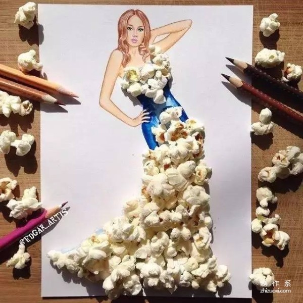 This handsome guy made a dress out of food, and women are drooling after seeing it