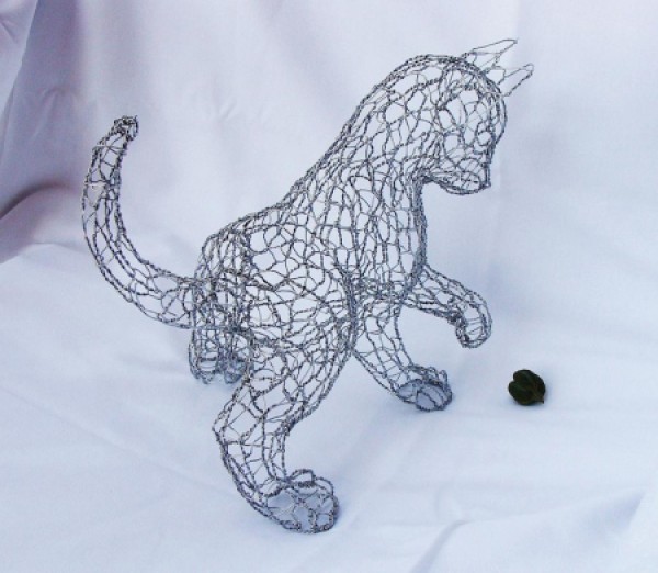 Lifelike wire animal models