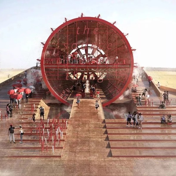 At the 2020 Dubai Expo, the giant waterwheel in the Austria Pavilion is worth seeing