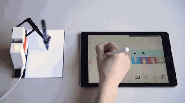 Line-us handwriting imitation small robot