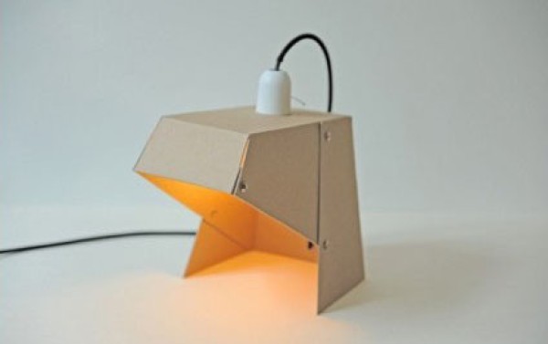 How to make a desk lamp from cardboard How to make a desk lamp from cardboard