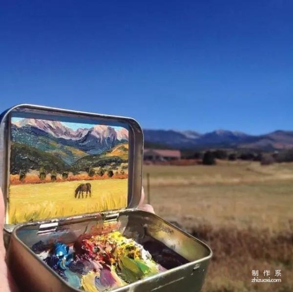 How do you put the scenery along the way into a small tin box? It’s simply artistic to the extreme.