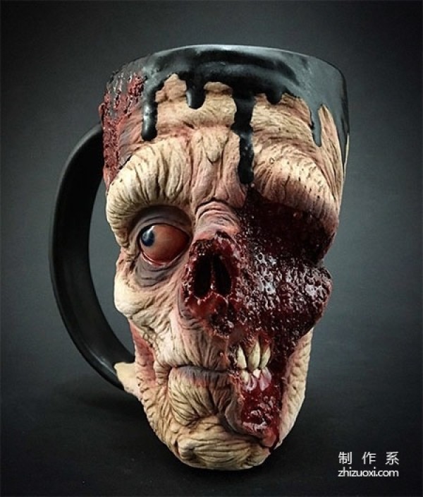 Super realistic walking dead seriesCreative mug, do you dare to use it? 