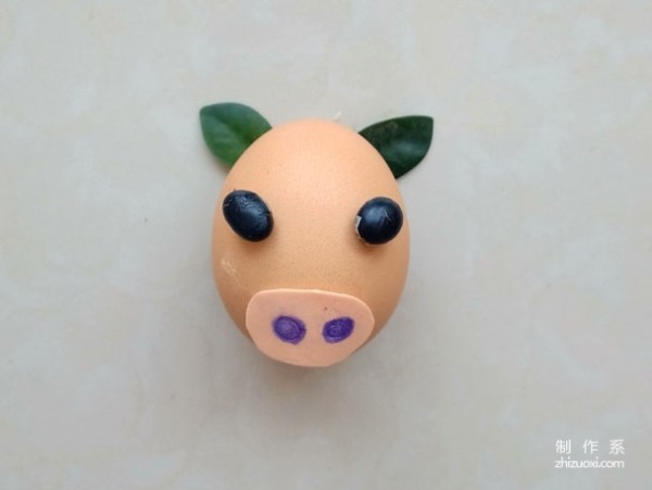 Simple handmade collage making for children, how to make handmade collage of eggs and piglets