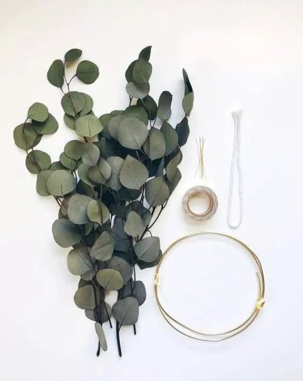 How to make a plant garland from wire