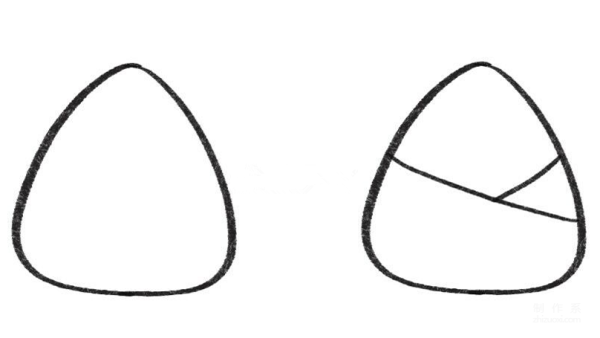 Learn to draw simple drawings, simple drawings of rice dumplings