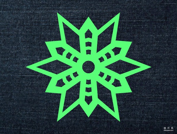 Window grill paper cutting handmade tutorial, how to cut the six-petal snowflake for window grill? Simple and beautiful six-petal snowflake pattern hand-cut method