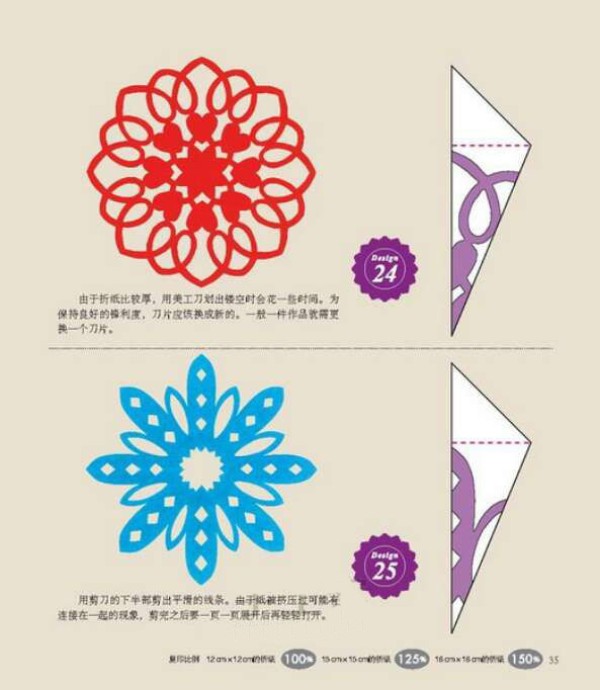 A complete collection of simple paper-cutting patterns and methods for the New Year