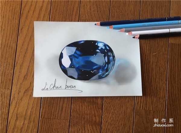 15-year-old Japanese genius painter draws ultra-realistic gems with pencils