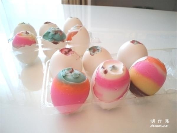 Handmade creative colorful egg handmade soap, DIY interesting egg-shaped handmade soap