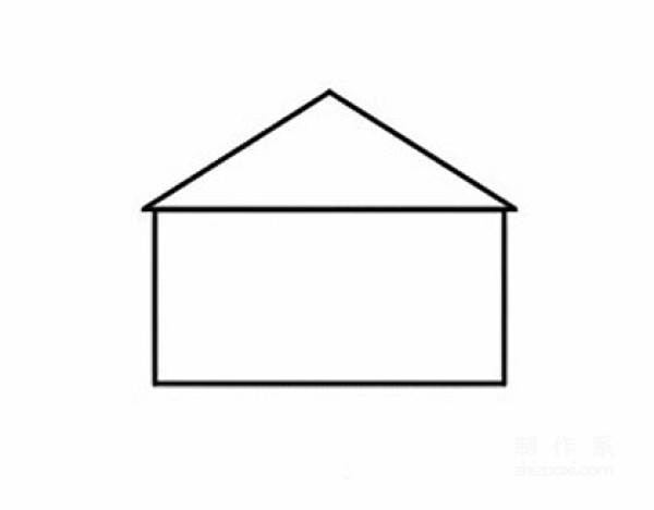 Learn to draw simple drawings, simple house drawings