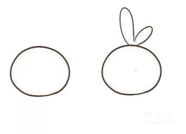 Learn to draw simple drawings, simple drawings of rabbits