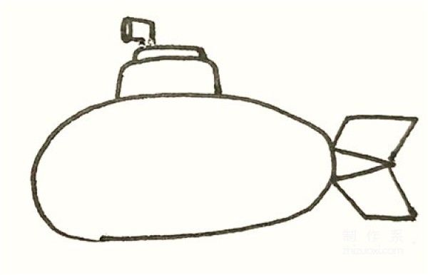 Learn to draw simple drawings, simple drawings of submarines