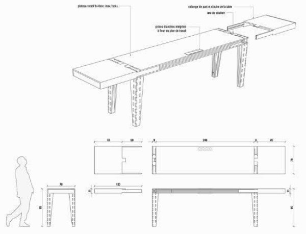 Multifunctional rotatable work table