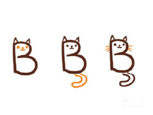 Learn to draw simple drawings, simple drawings of kittens