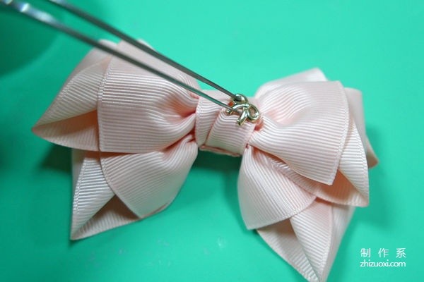 Hand-made beautiful head flowers with ribbons, hand-made methods for mature, romantic and beautiful Korean bow hairpin hair accessories