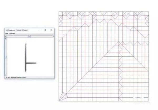 A beautiful katana origami tutorial, an illustration of the origami knife method