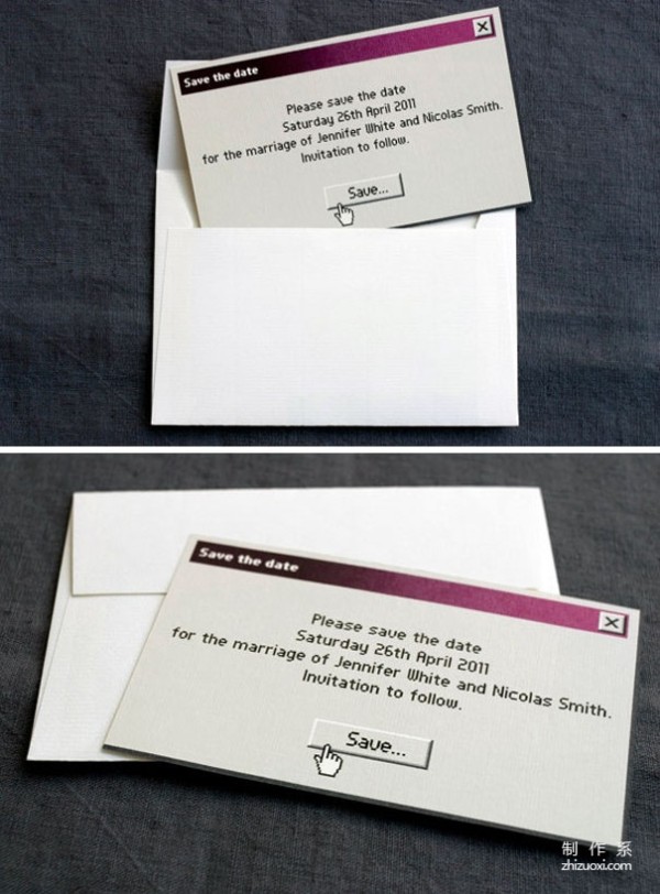 Creative wedding invitation card, I really want to go when I receive it~