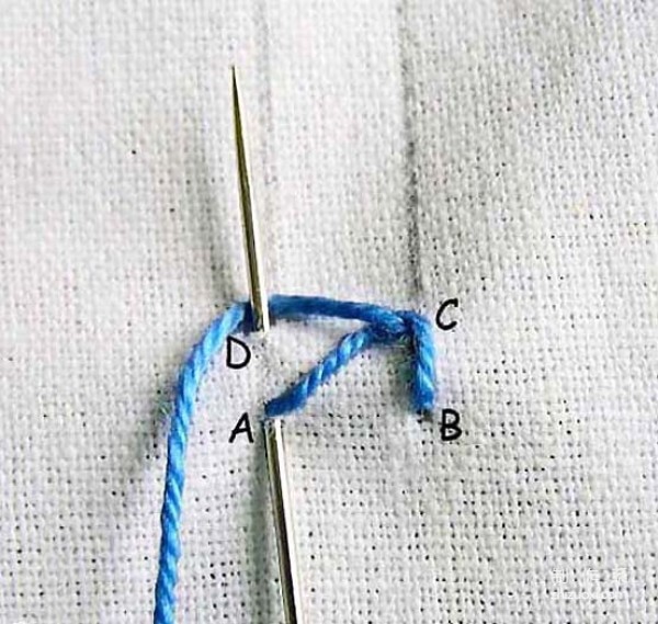 Basic Tutorial on Hand Embroidery Stitches: Illustrated Tutorial on Double Chain Embroidery Stitches