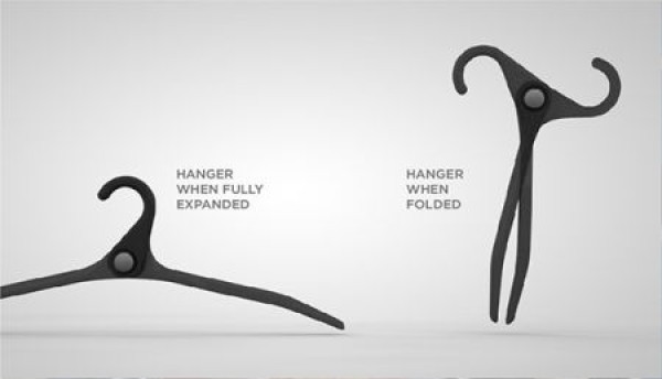 folding clothes hanger