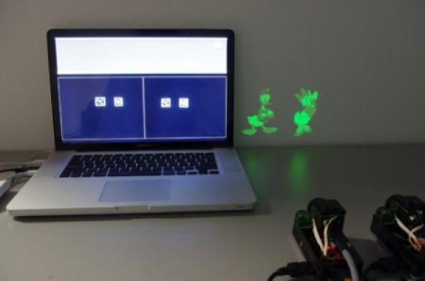 Interactive projection game