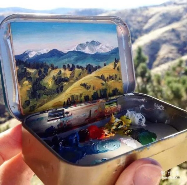 How do you put the scenery along the way into a small tin box? It’s simply artistic to the extreme.