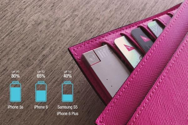 Lifecard is a power bank thin enough to fit in your wallet