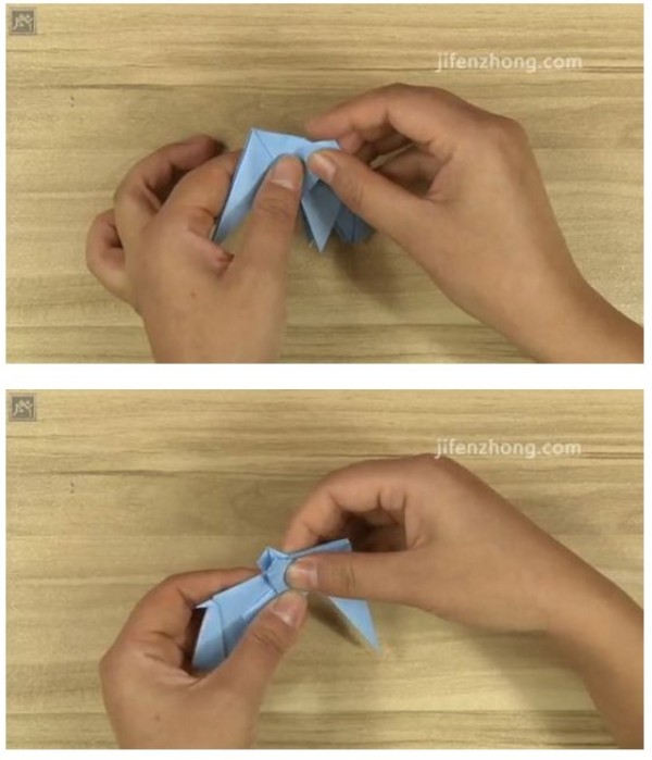 Animal origami elephant making tutorial