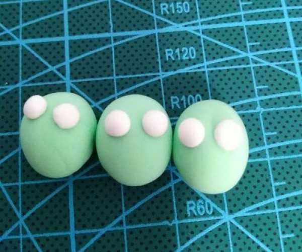 Ultra-light clay handmade Plants vs. Zombies Broad bean commando kneading method